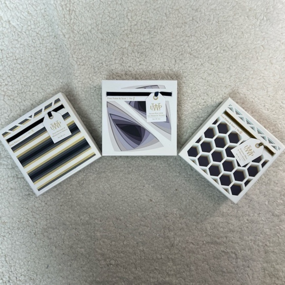 UWP Up with Paper Artisan Crafted LUXE Fine Soap w/ Shea Butter Boxed Soap Trio